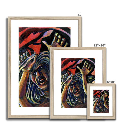 DESPAIR Framed & Mounted Print