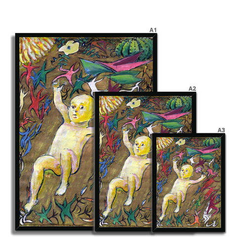 THE CROWN OF THORNS Framed Print