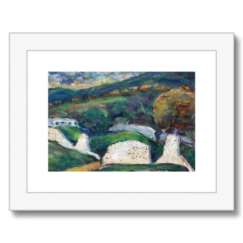 SCOTTISH CORRIES Framed & Mounted Print