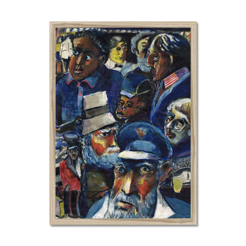 RAILWAY STATION Framed Print