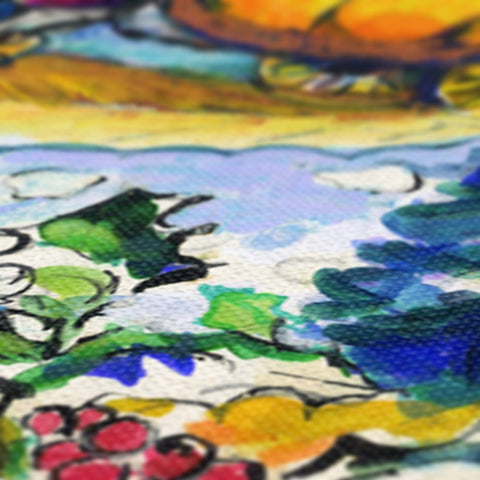 THE PUMPKIN SLEIGH Canvas