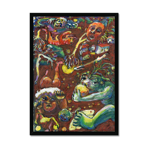 HIDDEN WEALTH Framed Print