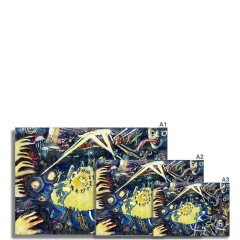 CHAOS OF WAR Fine Art Print