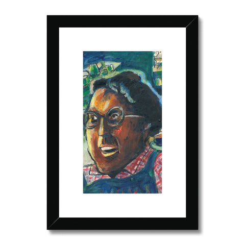 MRS SINGH, ALL SAINTS CHURCH Framed & Mounted Print