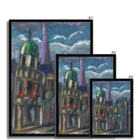 OXFORD HIGH STREET 1979 Framed Print