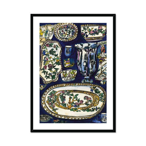 CHINA AND GLASS Framed & Mounted Print