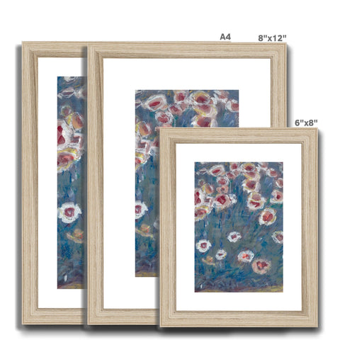 WILD ROSES Framed & Mounted Print