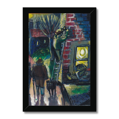 VISITING OXFORD 1985 Framed Print