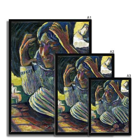 DEPRESSION Framed Print