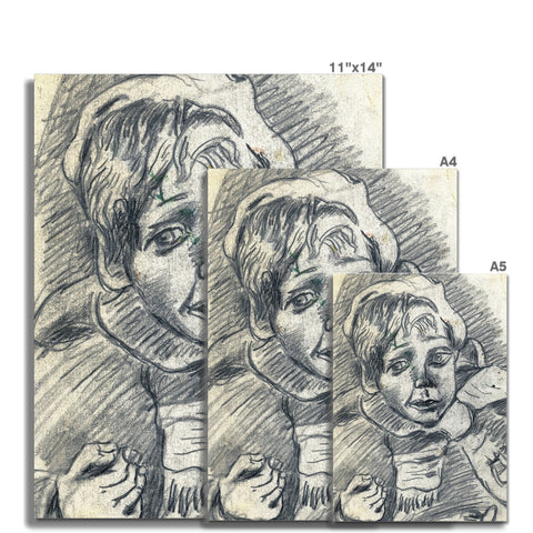 JAMES - A SKETCH Hahnemühle German Etching Print