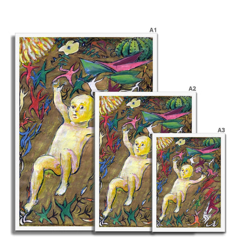 THE CROWN OF THORNS Framed Print