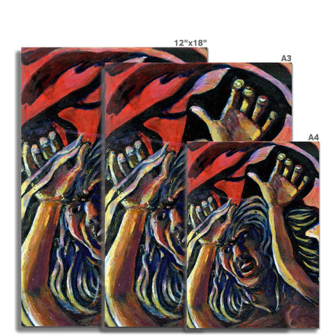 DESPAIR Hahnemühle German Etching Print