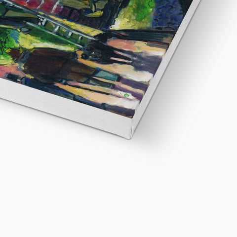 VISITING OXFORD 1985 Canvas