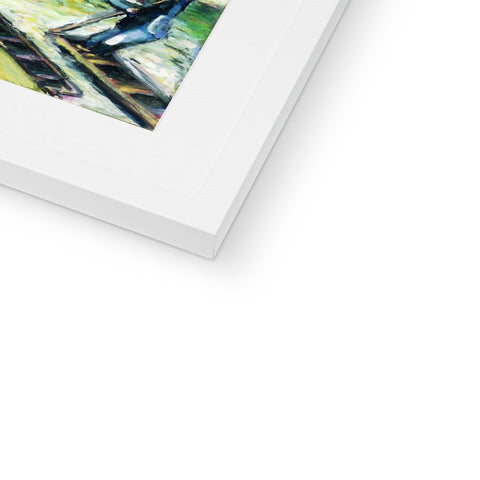 MAGDALEN BRIDGE, OXFORD Framed & Mounted Print