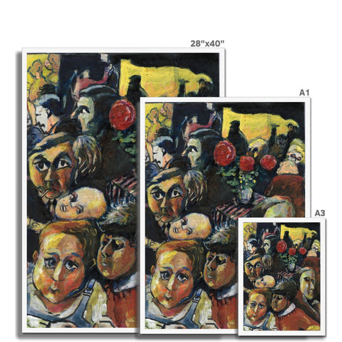 YOUNG AND THE OLD Framed Print