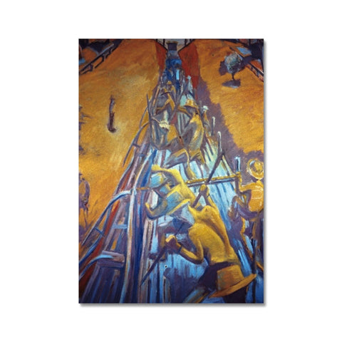 PREPARING THE GROUND Fine Art Print