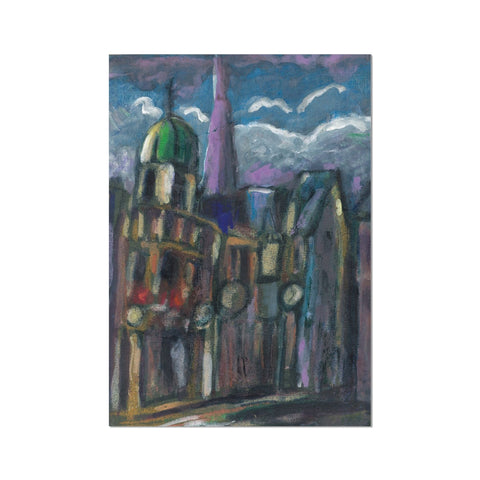 OXFORD HIGH STREET 1979 Hahnemühle German Etching Print