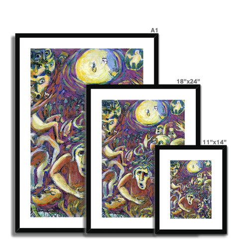 UNDERWORLD OF THE MIND Framed & Mounted Print