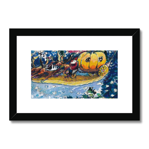 THE PUMPKIN SLEIGH Framed & Mounted Print