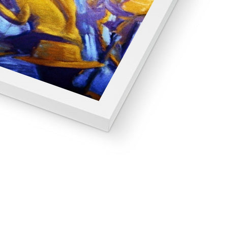 PREPARING THE GROUND Framed Print