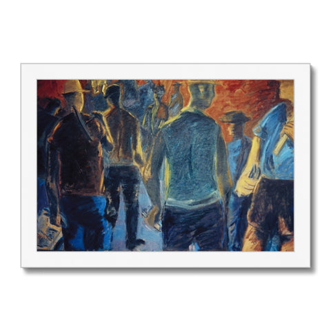 TAREE RAILWAY GANGERS Framed Print