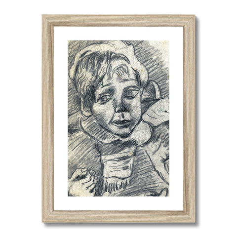 JAMES - A SKETCH Framed & Mounted Print