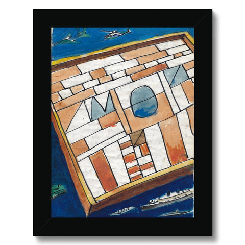 GAME OF WAR Framed Print