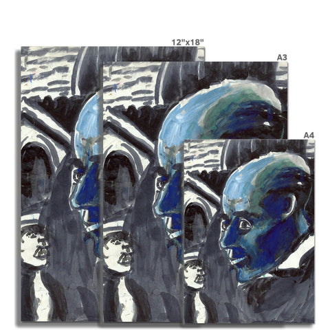 MOTHERS'S FUNERAL DIRECTOR Hahnemühle German Etching Print