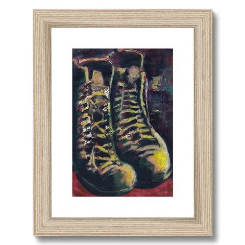 SERVICE BOOTS Framed & Mounted Print