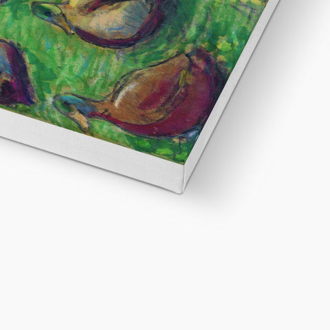 GRAND UNION CANAL DUCKS Canvas