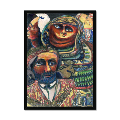 PHARAOHS AND KINGS Framed Print