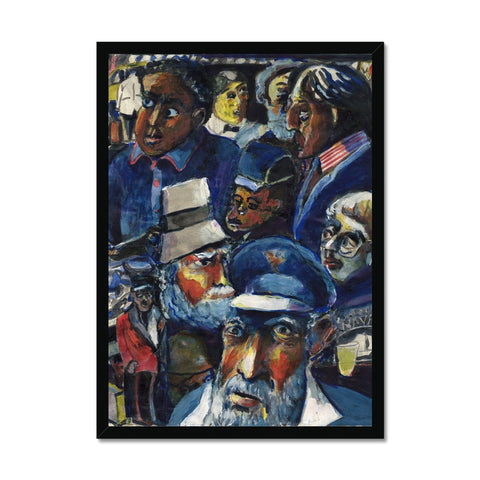 RAILWAY STATION Framed Print