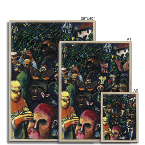 GEMS OF THE NIGHT Framed Print