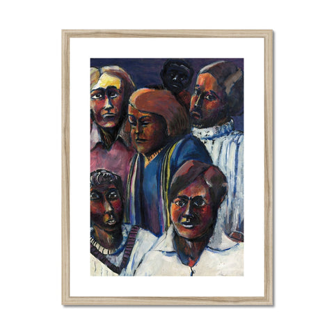 STUDENTS OF OXFORD Framed & Mounted Print