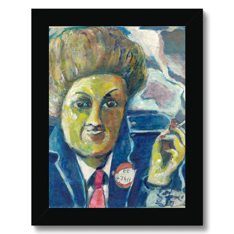 THE CONDUCTRESS Framed Print