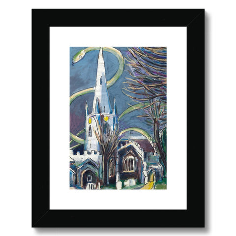 THE VIPER OR THE VICAR Framed & Mounted Print