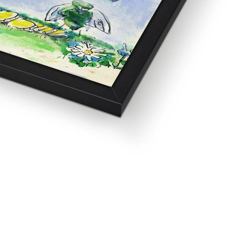 FATHER WATCHES OVER Framed Print