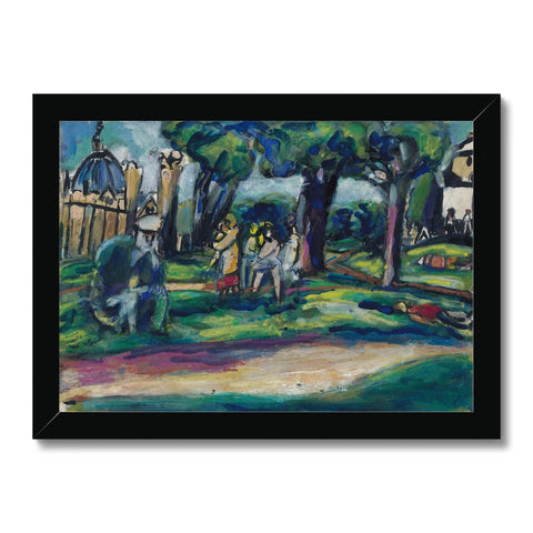 OXFORD STUDENTS Framed Print