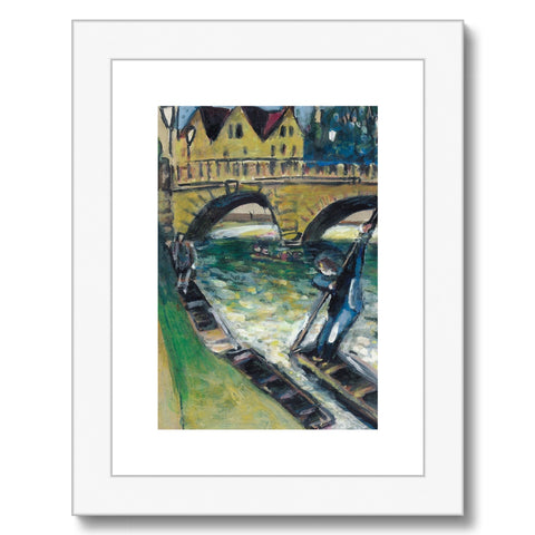 MAGDALEN BRIDGE, OXFORD Framed & Mounted Print