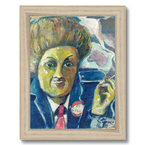 THE CONDUCTRESS Framed Print