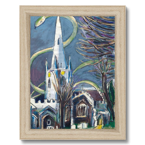 THE VIPER OR THE VICAR Framed Print