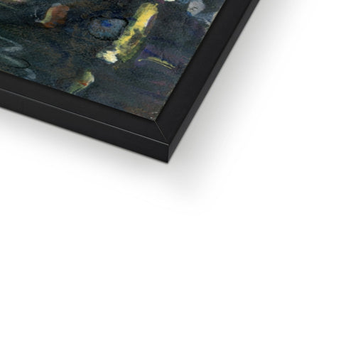 A HIDDEN POND Framed Print