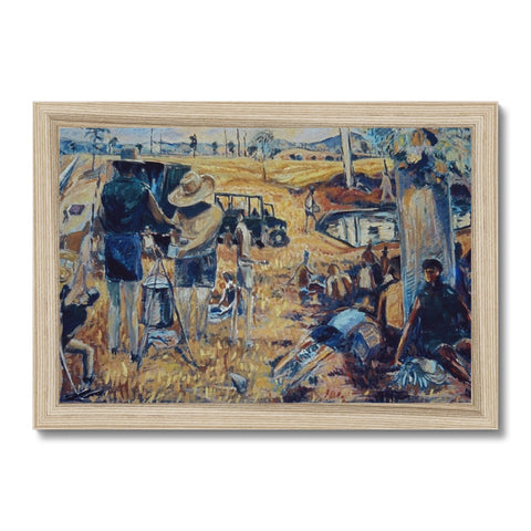 QUEENSLAND GANGERS Framed Print