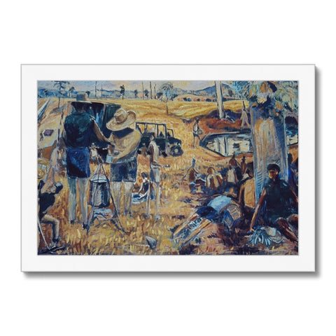 QUEENSLAND GANGERS Framed Print