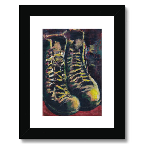 SERVICE BOOTS Framed & Mounted Print