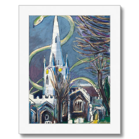 THE VIPER OR THE VICAR Framed Print