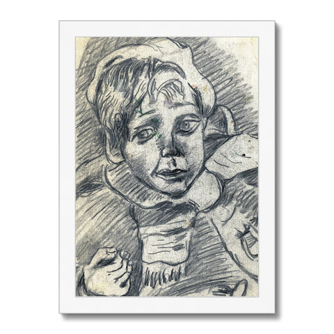 JAMES - A SKETCH Framed Print