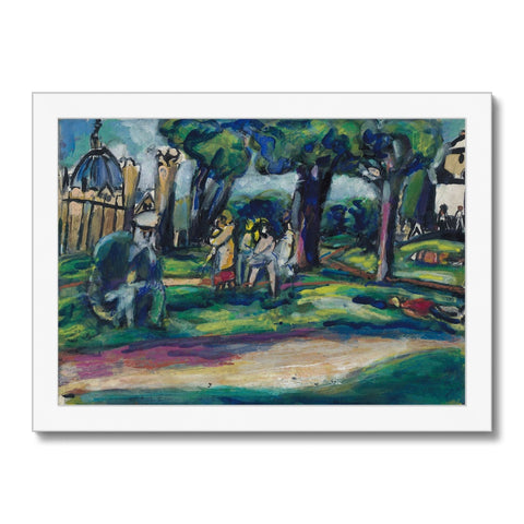 OXFORD STUDENTS Framed Print