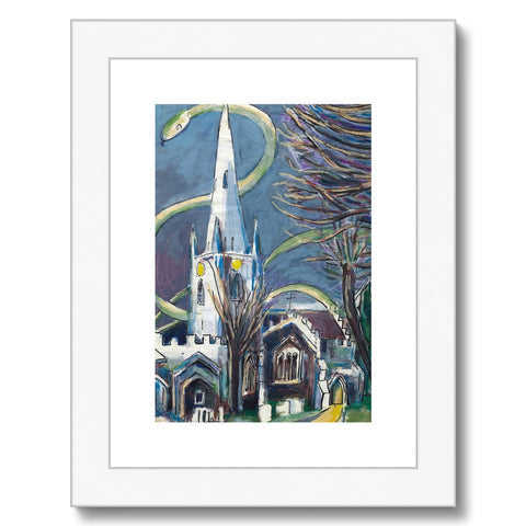 THE VIPER OR THE VICAR Framed & Mounted Print