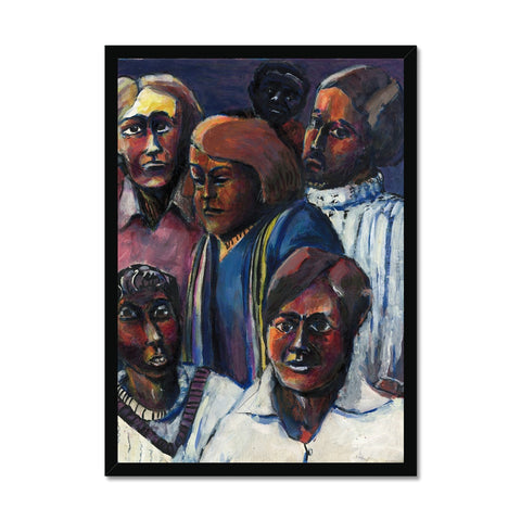 STUDENTS OF OXFORD Framed Print